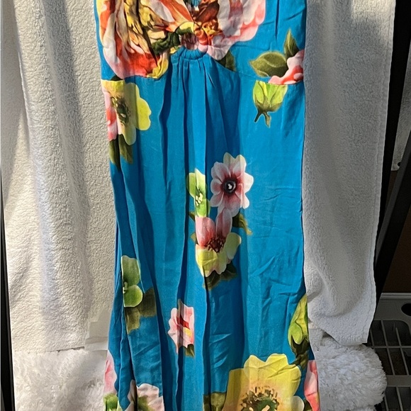 Island Planet Miami Beach size small beach cover up or summer floral dress👗🦋🌸 - Picture 2 of 9